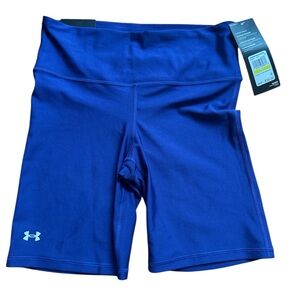 Under Armour Blue Athletic Shorts Moisture-Wicking Performance